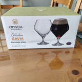 Set de 6 copas para Cerveza Negra Gavia 600 ml