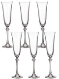 Set de 6 copas Flauta Asio 190 ml