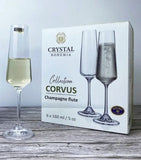 Set de 6 copas Flauta Corvus 160 ml