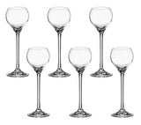 Set de 6 copas Licor Carduelis 80 ml