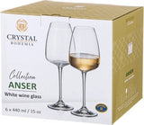Set de 6 copas Vino Blanco Anser 440 ml