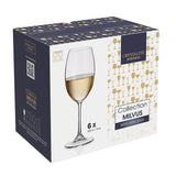 Set de 6 copas Vino Blanco Milvus 300 ml