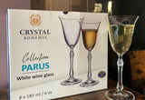 Set de 6 copas Vino Blanco Parus 185 ml