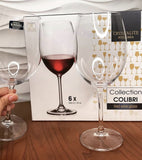 Set de 6 copas Vino Tinto Colibri 580 ml