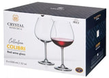Set de 6 copas Vino Tinto Colibri 650 ml
