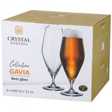 Set de 6 copas para Cerveza Gavia 630 ml