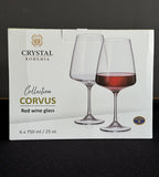Set 6 Copas Vino Tinto Corvus 750 ml
