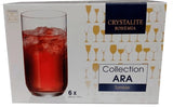 Set de 6 vasos Tumbler Ara 400 ml