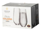 Set de 6 vasos Tumbler Columba optic 24x 580 ml